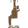 Nautique SV211 swim platform EVA foam teak deck mat