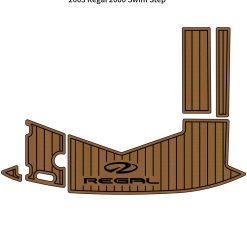 2003 Regal 2000 Swim Platform Step Pad Boat EVA Foam Faux Teak Deck Floor Mat SeaDek MarineMat Gatorstep Style Self Adhesive