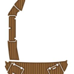 2009 Rinker 246 Swim Platform Step Pad Boat EVA Foam Faux Teak Deck Floor Mat SeaDek MarineMat Gatorstep Style Self Adhesive