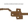 Rinker 246 BR EVA foam swim platform cockpit pad