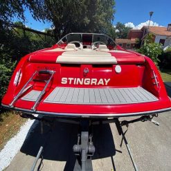 Alternative view of 1999 Stingray 230 SX Swim Platform Step Pad Boat EVA Foam Teak Deck Floor Mat SeaDek MarineMat Gatorstep Style Self Adhesive