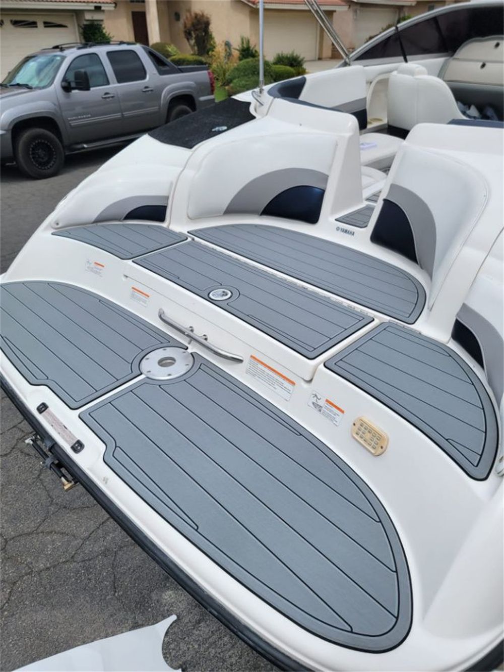 Yamaha SX230 swim platform pad EVA foam teak deck mat 2 Yamaha SX230 swim platform pad EVA foam teak deck mat - Image 2