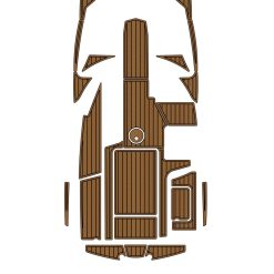 2015-2017 AXIS A22 Swim Platform Cockpit Pad Boat EVA Foam Teak Deck Floor Mat SeaDek MarineMat Style Self Adhesive