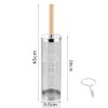 Rotating stainless steel grill cage large