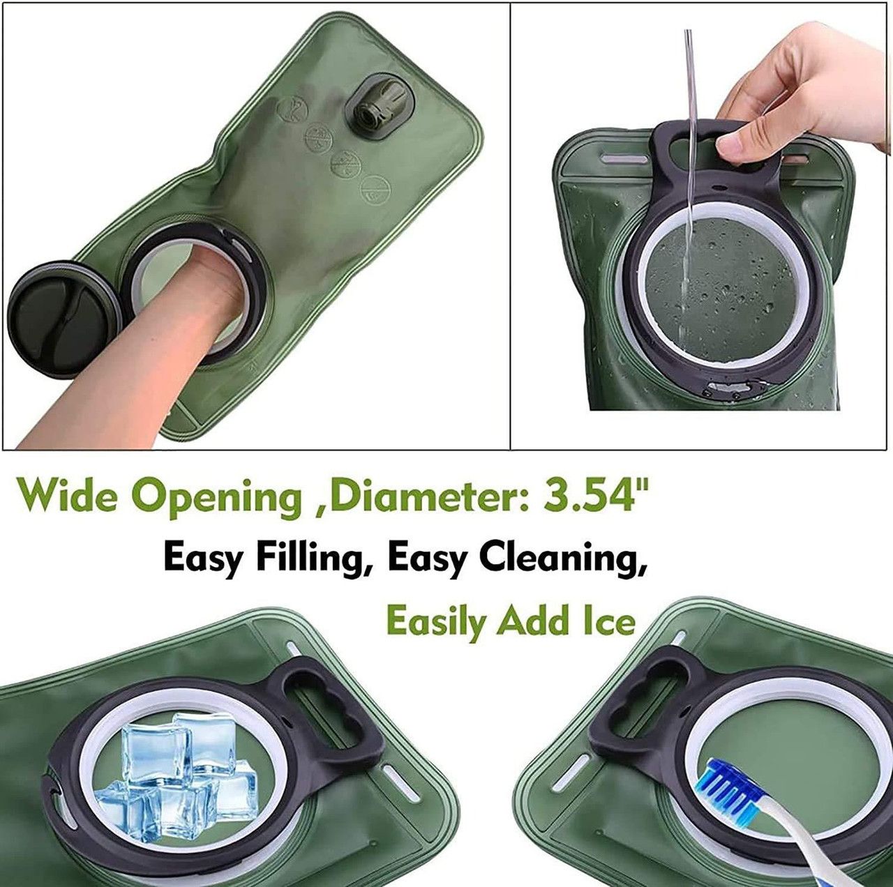 2L Hydration Pack with Leak-Proof Bladder 4 2L Hydration Pack with Leak-Proof Bladder - Image 4