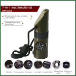 7-in-1 Outdoor Survival Whistle 2-pack
