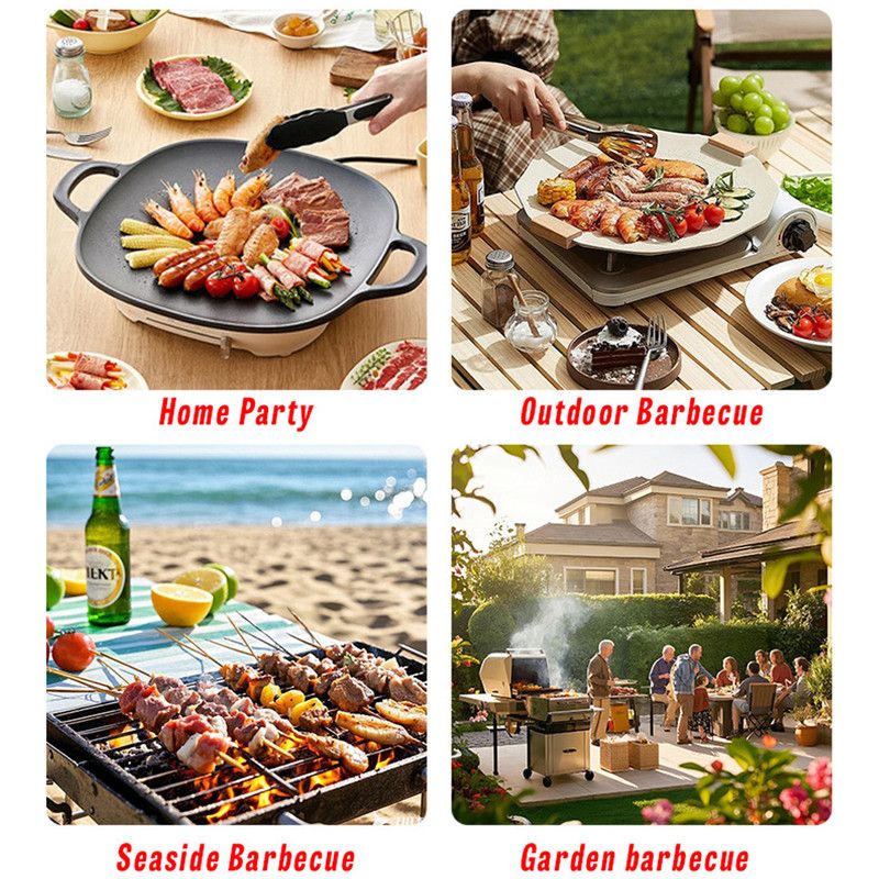 Complete Multi-Functional BBQ Tool Set, 31-Piece Deluxe BBQ Tool Set, Food-Grade Stainless Steel BBQ Tools with Wood-Grain Handles—Ideal for Home and Outdoor BBQs, Includes Portable Camping Storage Bag—Black 6 Complete Multi-Functional BBQ Tool Set, 31-Piece Deluxe BBQ Tool Set, Food-Grade Stainless Steel BBQ Tools with Wood-Grain Handles—Ideal for Home and Outdoor BBQs, Includes Portable Camping Storage Bag—Black - Image 6