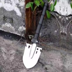 Alternative view of Outdoor Multi-functional Entrenching Shovel — Non-Folding, Portable Iron Spade for Hiking, Camping, Wilderness Fishing, and Digging