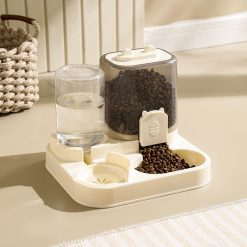 Alternative view of 2-in-1 Pet Feeder Water Bowl Cat Dog Use