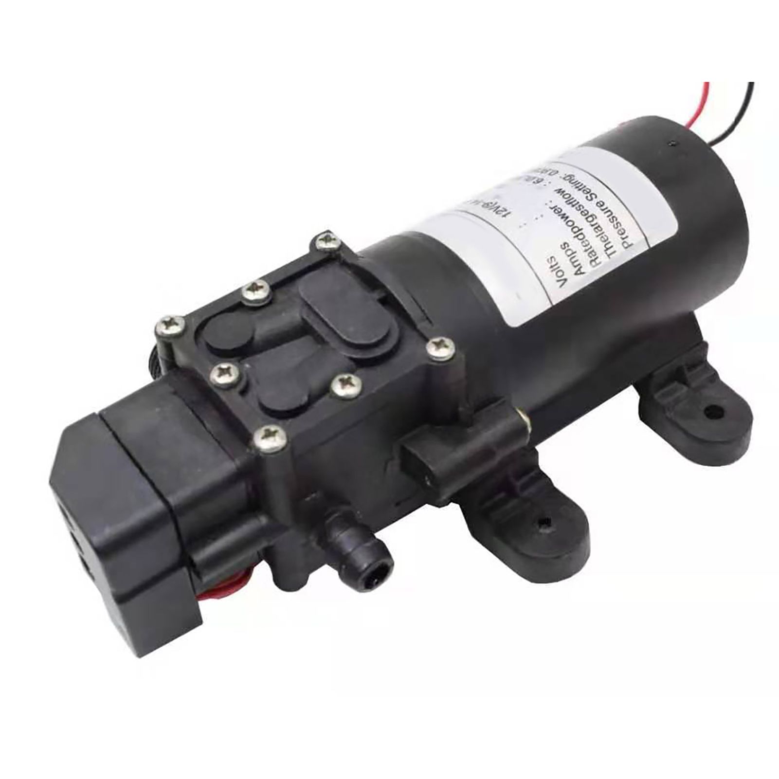 High Pressure Diaphragm Pump Smart Electric 6L Flow Rate Self Priming Pump for Car Wash Agricultural DC12V 72W 2 High Pressure Diaphragm Pump Smart Electric 6L Flow Rate Self Priming Pump for Car Wash Agricultural DC12V 72W - Image 2