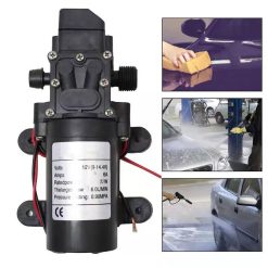 High Pressure Diaphragm Pump Smart Electric 6L Flow Rate Self Priming Pump for Car Wash Agricultural DC12V 72W 16 V1294 YM0512 3111220281011 04