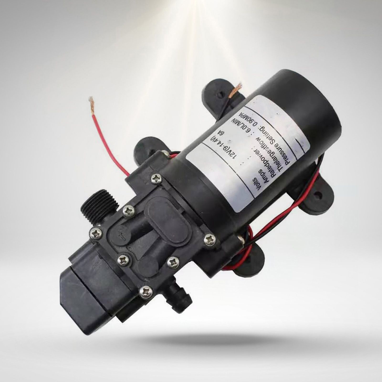 High Pressure Diaphragm Pump Smart Electric 6L Flow Rate Self Priming Pump for Car Wash Agricultural DC12V 72W 12 High Pressure Diaphragm Pump Smart Electric 6L Flow Rate Self Priming Pump for Car Wash Agricultural DC12V 72W - Image 12