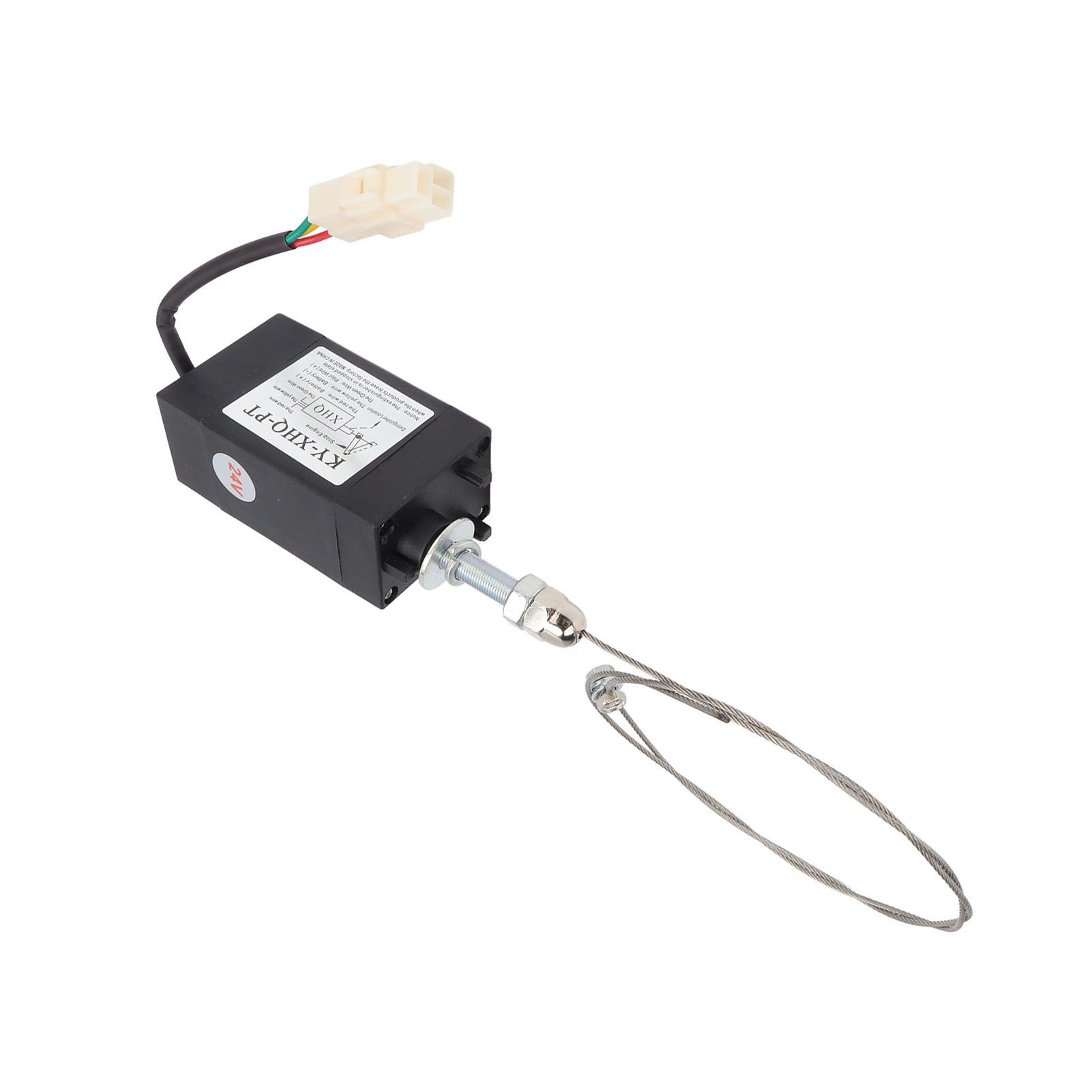 24V Engine Flameout Device ABS Stainless Steel Generator Flameout Solenoid Valve for Replacement Power On Normally Open Type 2 24V Engine Flameout Device ABS Stainless Steel Generator Flameout Solenoid Valve for Replacement Power On Normally Open Type - Image 2
