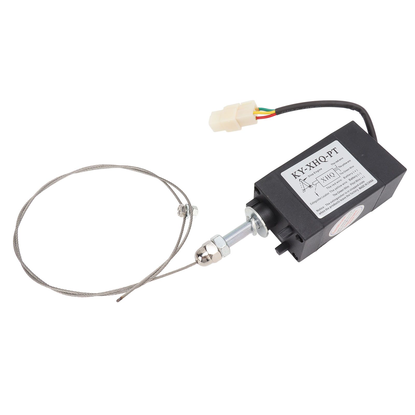 24V Engine Flameout Device ABS Stainless Steel Generator Flameout Solenoid Valve for Replacement Power On Normally Open Type 4 24V Engine Flameout Device ABS Stainless Steel Generator Flameout Solenoid Valve for Replacement Power On Normally Open Type - Image 4