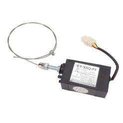24V Engine Flameout Device ABS Stainless Steel Generator Flameout Solenoid Valve for Replacement Power On Normally Open Type 19 V1294 YM0512 3111220282611 04