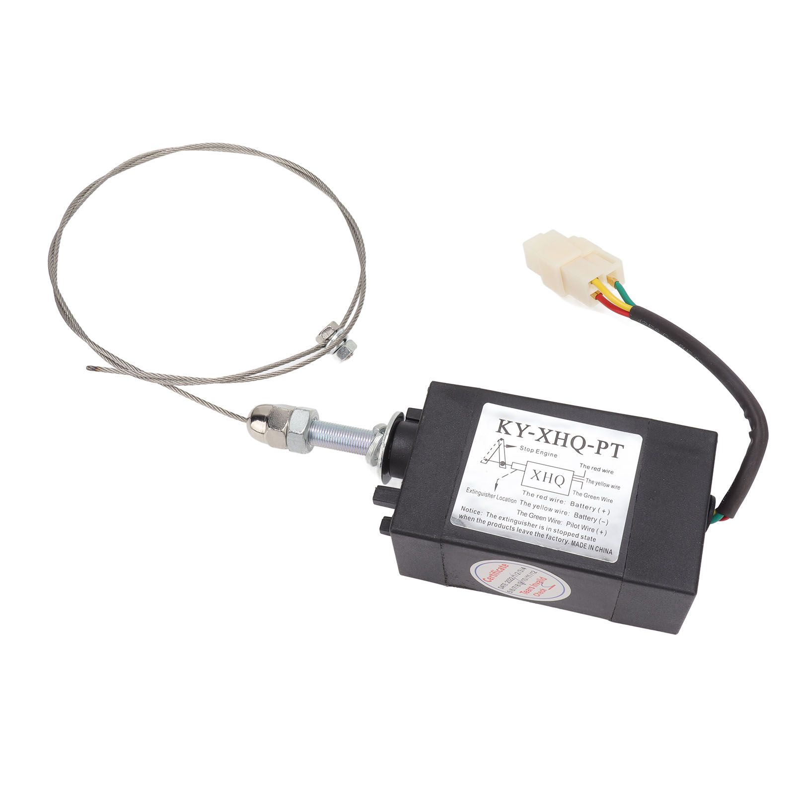 24V Engine Flameout Device ABS Stainless Steel Generator Flameout Solenoid Valve for Replacement Power On Normally Open Type 5 24V Engine Flameout Device ABS Stainless Steel Generator Flameout Solenoid Valve for Replacement Power On Normally Open Type - Image 5