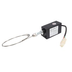 24V Engine Flameout Device ABS Stainless Steel Generator Flameout Solenoid Valve for Replacement Power On Normally Open Type 21 V1294 YM0512 3111220282611 06