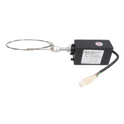 24V Engine Flameout Device ABS Stainless Steel Generator Flameout Solenoid Valve for Replacement Power On Normally Open Type 23 V1294 YM0512 3111220282611 08