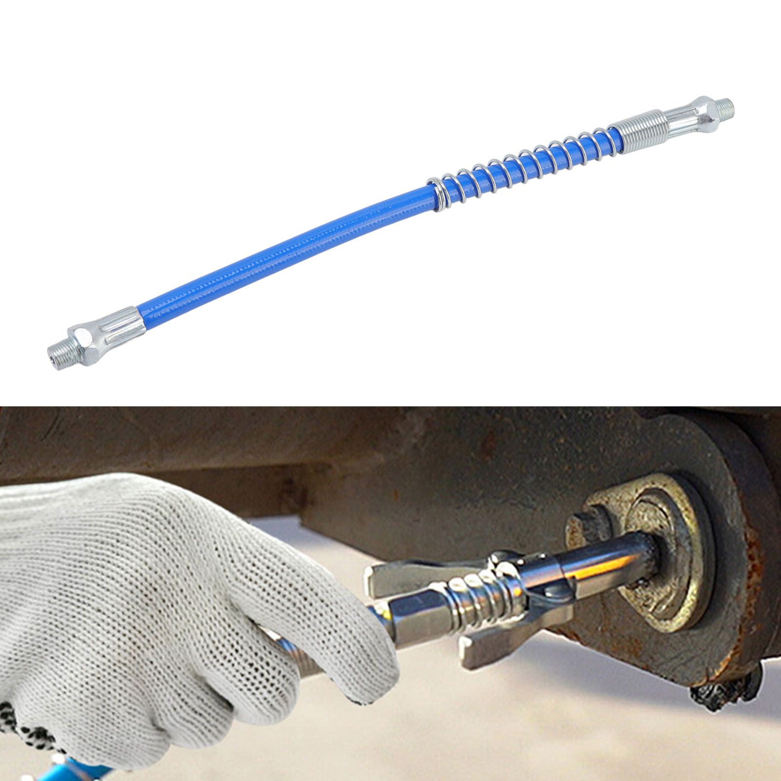 Grease Tool Coupler with 30.5cm Hose G1/8 Male Thread 12 Grease Tool Coupler with 30.5cm Hose G1/8 Male Thread - Image 12