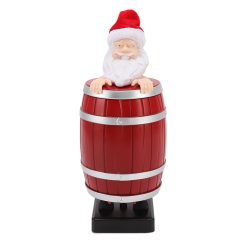 Funny Cigarette Holder Wooden Barrel Automatic Cigarette Box Decoration Props for Adults Over 18 Years Old