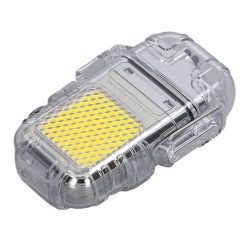 Arc Cigarette Lighter IP56 Waterproof Wind Proof LED Lighting Portable Multifunctional Dual Arc Lighter Silver 20 V1294 YM0512 3117220253013 05