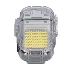 Arc Cigarette Lighter IP56 Waterproof Wind Proof LED Lighting Portable Multifunctional Dual Arc Lighter Silver 21 V1294 YM0512 3117220253013 06