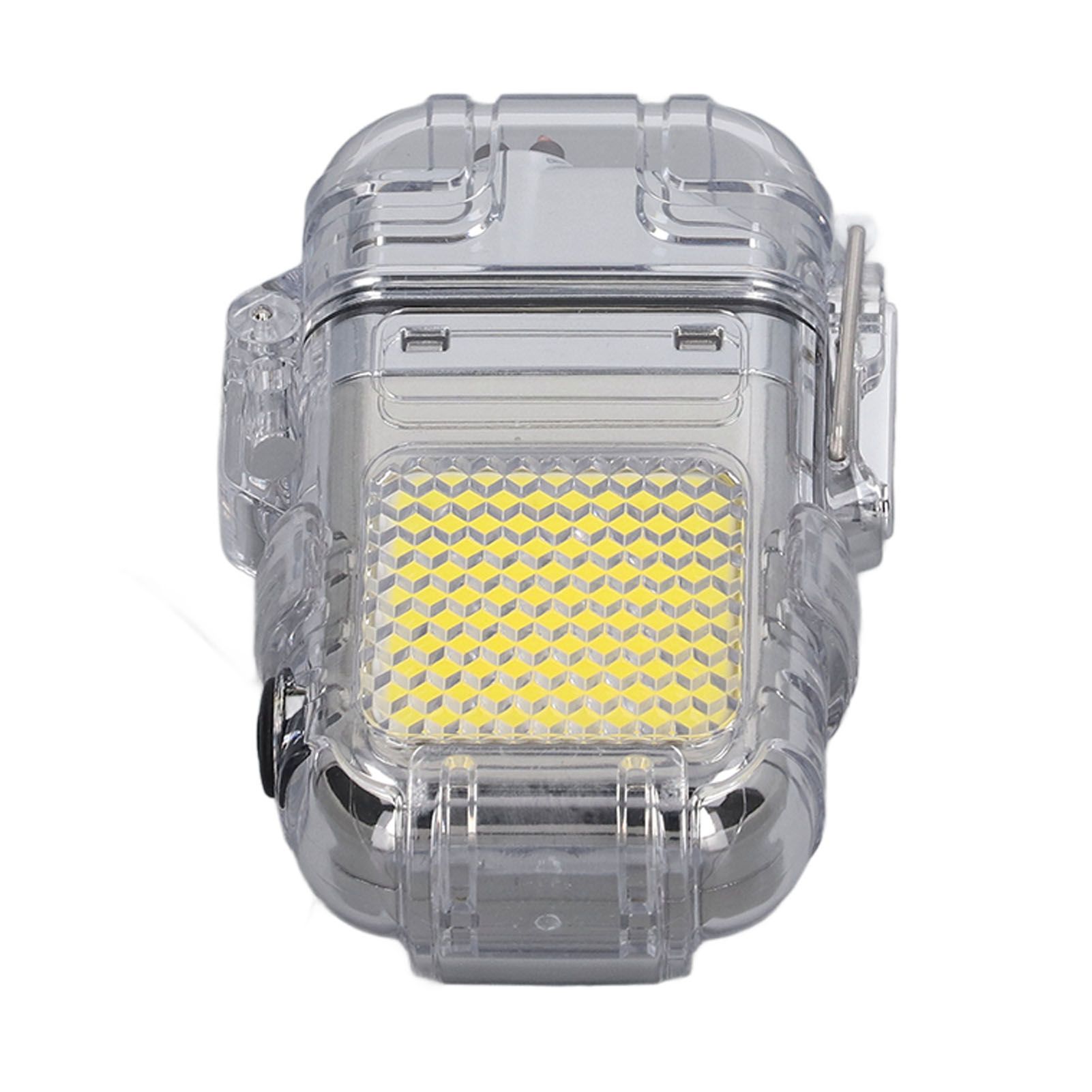 Arc Cigarette Lighter IP56 Waterproof Wind Proof LED Lighting Portable Multifunctional Dual Arc Lighter Silver 7 Arc Cigarette Lighter IP56 Waterproof Wind Proof LED Lighting Portable Multifunctional Dual Arc Lighter Silver - Image 7