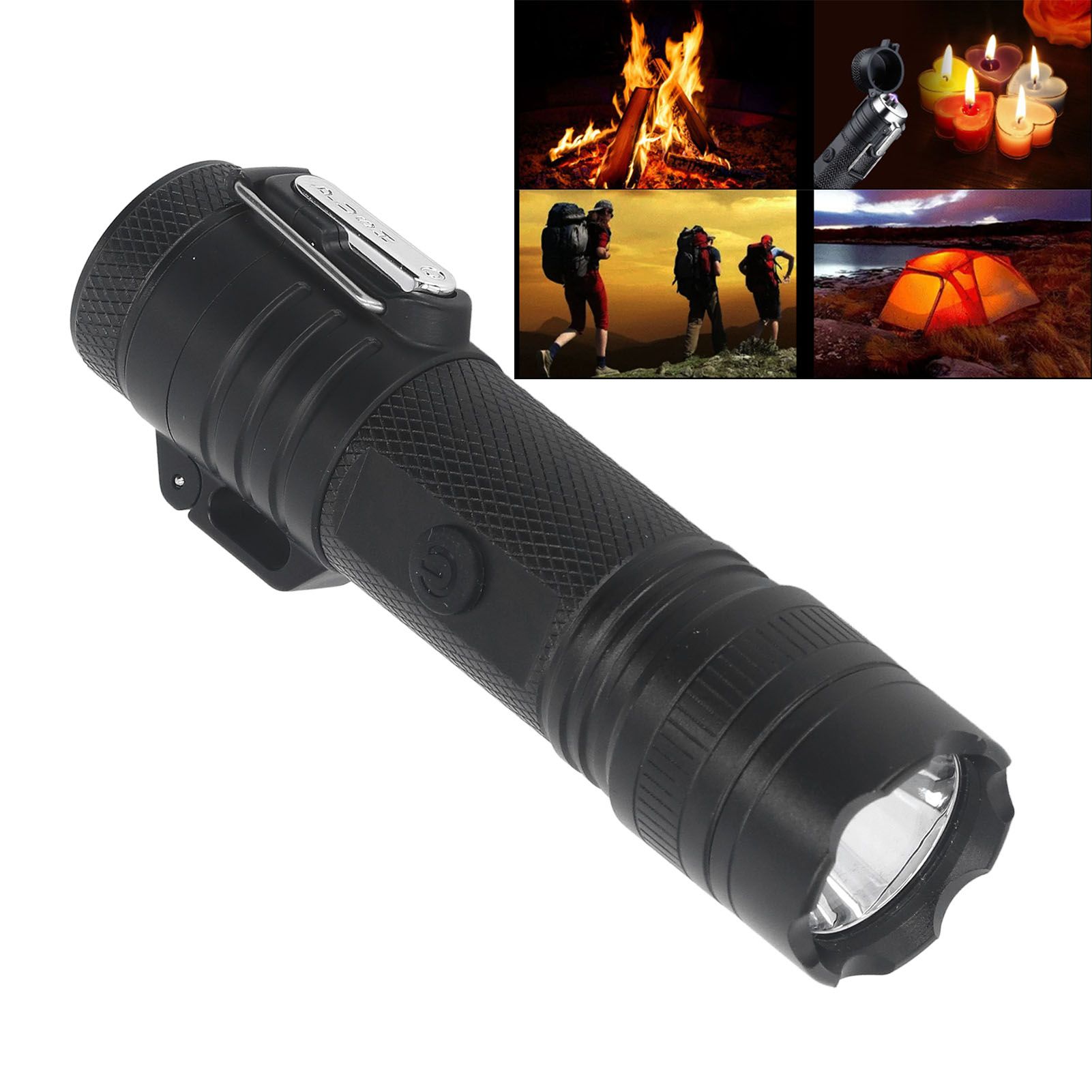 Flashlight Lighter USB Charging IP56 Waterproof High Brightness 3 Lighting Modes 12 Flashlight Lighter USB Charging IP56 Waterproof High Brightness 3 Lighting Modes - Image 12