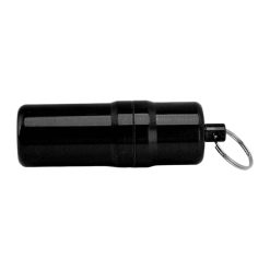 Alternative view of 10 Sticks Cigarette Case Stainless Steel Dampproof Portable Mini Cigarette Box with Keychain Gift for Man Black