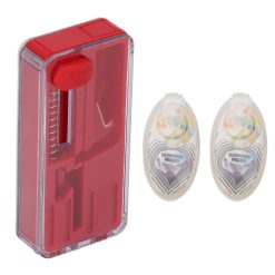 Alternative view of Cigarette Burst Capsule Box ABS One Hand Operation Cigarette Flavor Bead Holder for Smoking Accessories Red