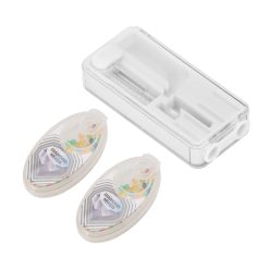 Alternative view of Cigarette Burst Capsule Box ABS One Hand Operation Cigarette Flavor Bead Holder for Smoking Accessories White