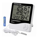 Digital Hygrometer Thermometer with External Waterproof Probe
