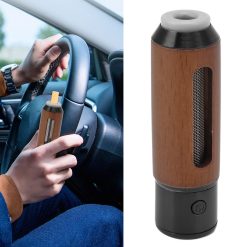 Handheld Car Ashtray with Cigarette Lighter No Leakage Portable Mini Car Cigarette Holder 50mAh Black 25 V1294 YM0512 3117220270011 10