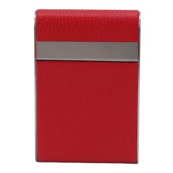 Cigarette Case 20 Capacity PU and Stainless Steel