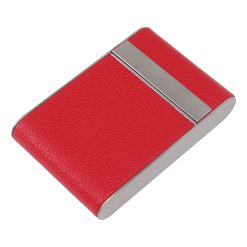 Alternative view of Cigarette Case 20 Capacity PU and Stainless Steel