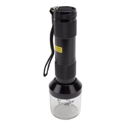 Alternative view of Electric Tobacco Herb Grinder Professional Aluminium Alloy Herb Tabacco Crusher for Herbal Medicine Seasoning Black