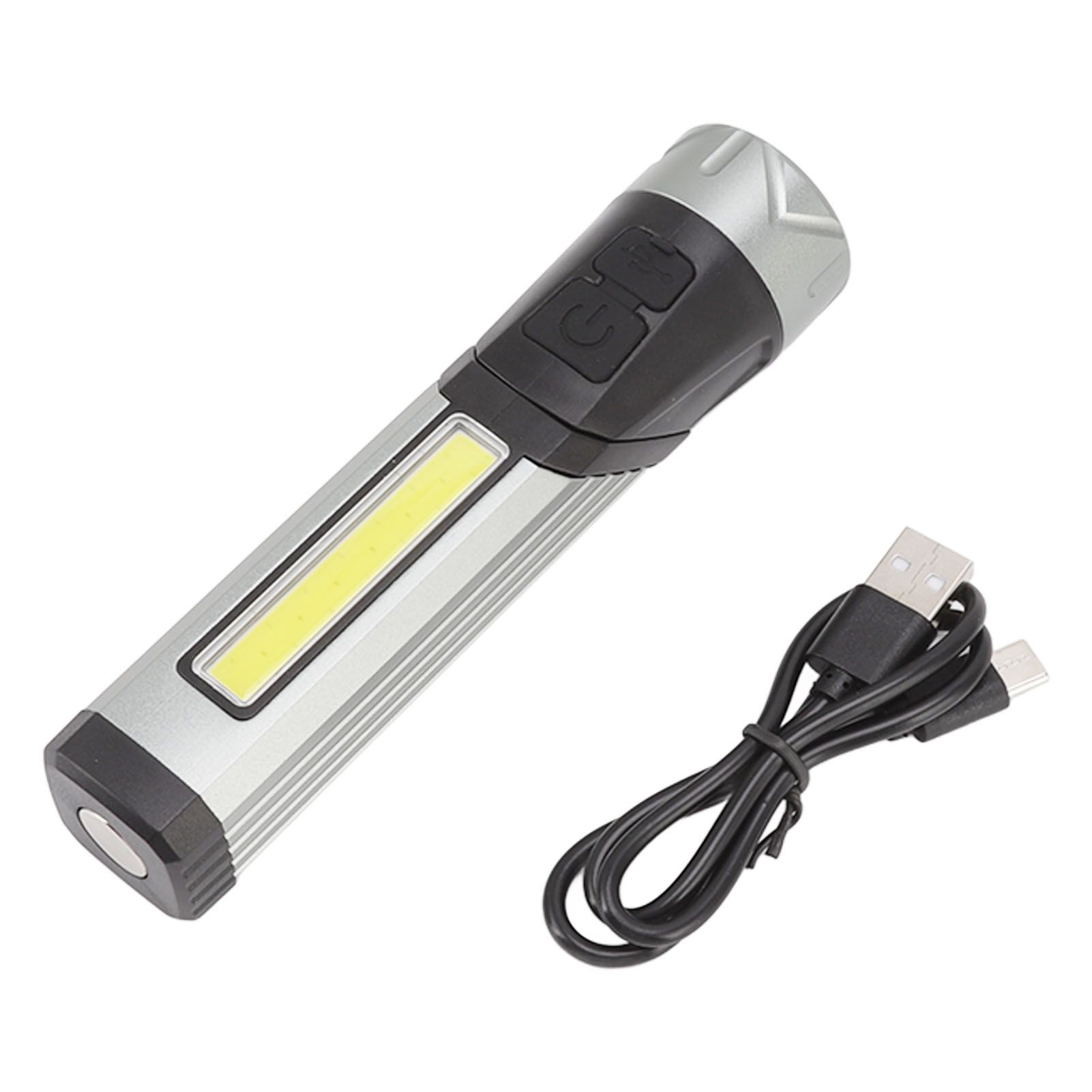 Magnetic Flashlight 7 Gears Rotatable Foldable Rechargeable High Brightness LED COB Work Light for Camping Repairing 1 Magnetic Flashlight 7 Gears Rotatable Foldable Rechargeable High Brightness LED COB Work Light for Camping Repairing