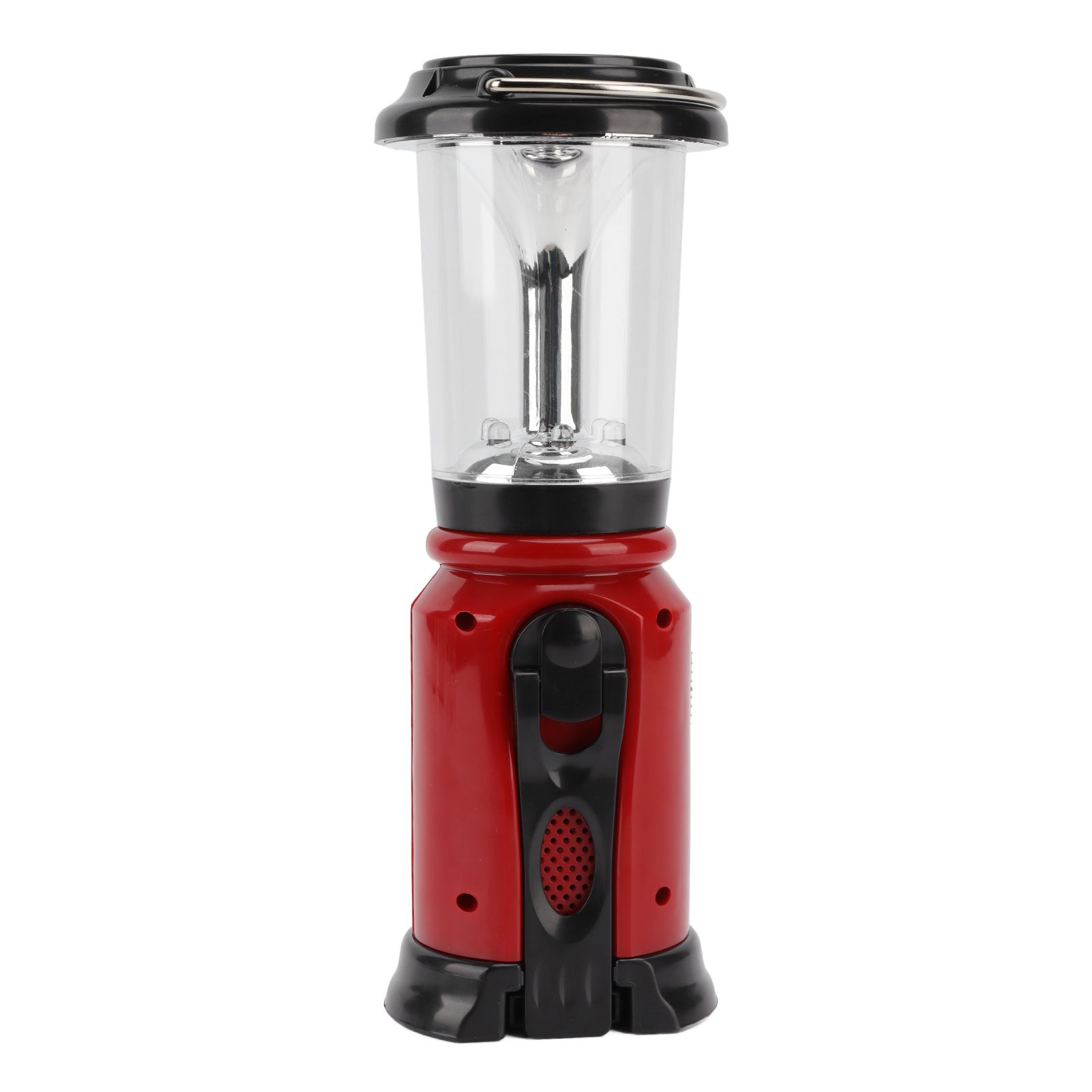 Radio Lantern Hand Crank USB Rechargeable Multi Functional AM FM Emergency Radio LED Flashlight for Camping Hiking Red 10 Radio Lantern Hand Crank USB Rechargeable Multi Functional AM FM Emergency Radio LED Flashlight for Camping Hiking Red - Image 10