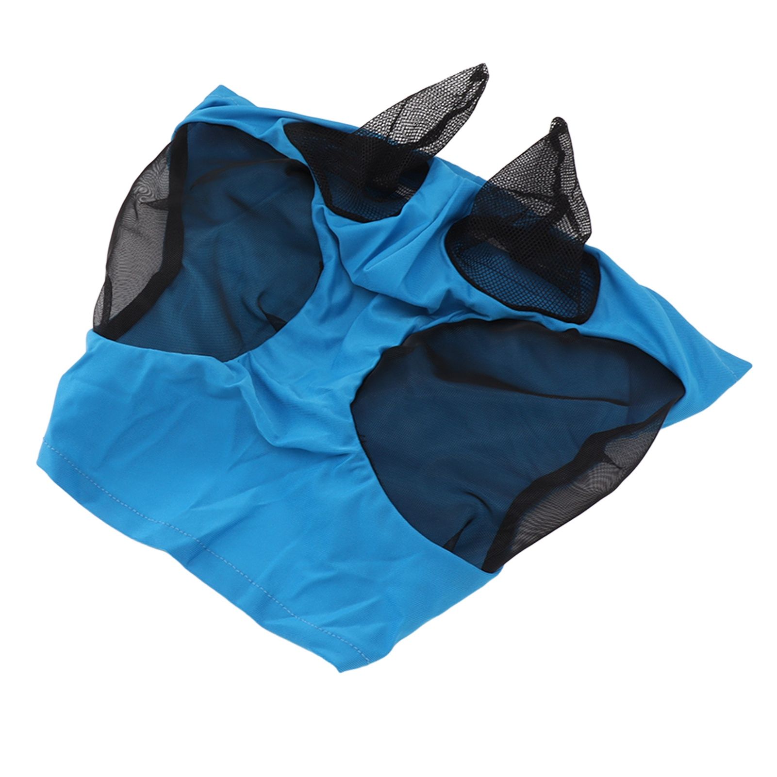 Horse Mesh Fly Mask Breathable Elastic Horse Face Mask with Ears Protection Riding Equestrian Equipment Blue 5 Horse Mesh Fly Mask Breathable Elastic Horse Face Mask with Ears Protection Riding Equestrian Equipment Blue - Image 5