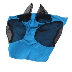 Horse Mesh Fly Mask Breathable Elastic Horse Face Mask with Ears Protection Riding Equestrian Equipment Blue 22 V1294 YM0521 3111230022813 07