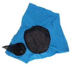 Horse Mesh Fly Mask Breathable Elastic Horse Face Mask with Ears Protection Riding Equestrian Equipment Blue 24 V1294 YM0521 3111230022813 09