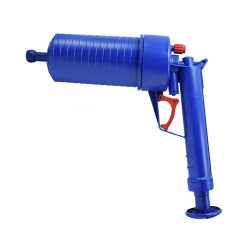 Alternative view of Air Plunger for Toilet Blue Household Air Toilet Drain Blaster Plunger for Floor Drain Sink Sewer Bathtub