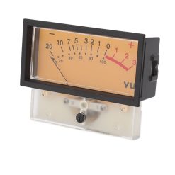 Alternative view of 12V High Accuracy VU Meter Header DB Audio Level Header Power Amplifier Level Meter with Backlight 1000UA 50Ω