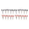 20 Pcs Crocodile Clip Red and Black 1cm Opening Electrical Test Clamp Stainless Steel Battery Cable Clips