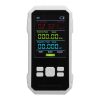 Radiation Detector RF Electric Magnetic Field Strength Detection Handheld Electromagnetic Radiation Meter White