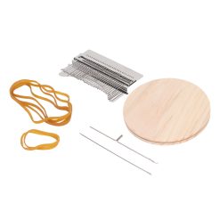 Alternative view of 28 Pins Convenient Darning Loom Manual Darning Weaving Loom Tool for Socks Clothes