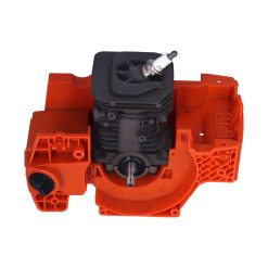 Crankcase Cylinder 40mm Crankcase Cylinder with Spark Plug for Husqvarna 136 137 141 142 Chainsaw 530071991 21 V1294 YM0523 3111210364511 06