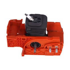 Crankcase Cylinder 40mm Crankcase Cylinder with Spark Plug for Husqvarna 136 137 141 142 Chainsaw 530071991 24 V1294 YM0523 3111210364511 09