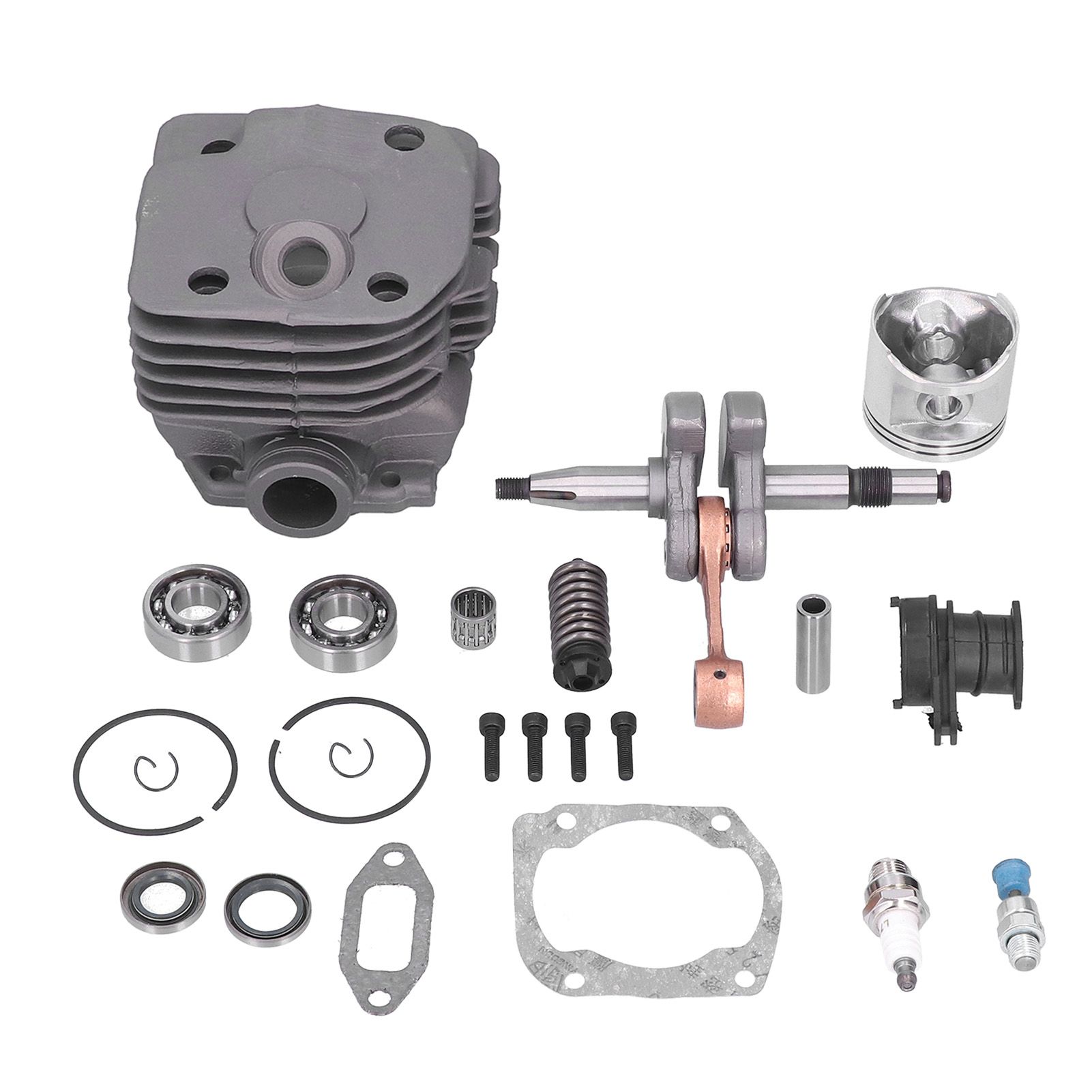 50mm Cylinder Crankshaft Piston Bearing Oil Sealing Kit for Husqvarna 362 365 371 372 372XP Chainsaw 1 50mm Cylinder Crankshaft Piston Bearing Oil Sealing Kit for Husqvarna 362 365 371 372 372XP Chainsaw