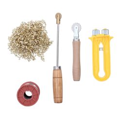 Alternative view of Beekeeping Starter Tools Kit Wire Embedder Beehive Wire Tensioner with Copper Eyelets Iron Wires